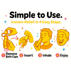 Boosta Stick | Electric Nasal Stick | Spiced Mint 3 Pack