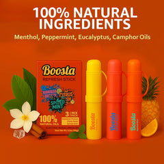 Boosta Stick | Electric Nasal Stick |  Mixed Variety 3 Pack