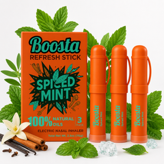 Boosta Stick | Electric Nasal Stick | Spiced Mint 3 Pack