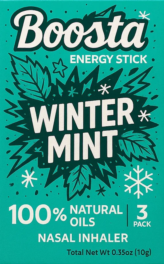 Boosta Stick | Electric Nasal Inhaler | Winter Mint 3 Pack