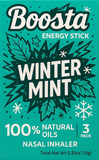 Boosta Stick | Electric Nasal Inhaler | Winter Mint 3 Pack